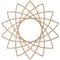 Ekena Millwork Eleanor Wood Fretwork Pierced Ceiling Medallion, Alder, 22"OD x 8 1/2"ID x 1/4"T CMWP22X22X0250EAAL - alternate 4
